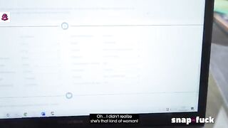 Lawyer caught, forced to fuck to keep secrets with French MILF