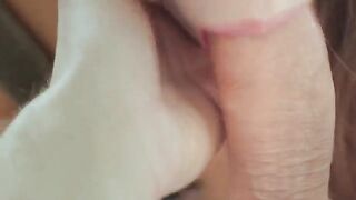 A fat amateur has sex with her busty wife in the morning in 4K quality