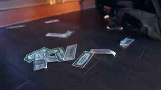 The policeman caught the robber in his apartment