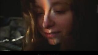 A passionate girl is getting fucked while she is begging for a hug