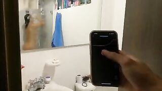 The girl was not able to restrain herself and she squirted in public