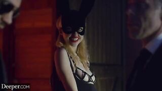 Blonde Chloe Cherry gets her DP fantasy fulfilled