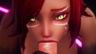 Taron has sex with Captain in a footjob-themed hentai scene